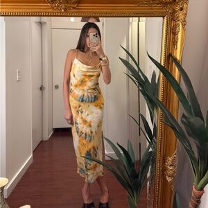 Hello Molly Tie Dye Midi Dress
